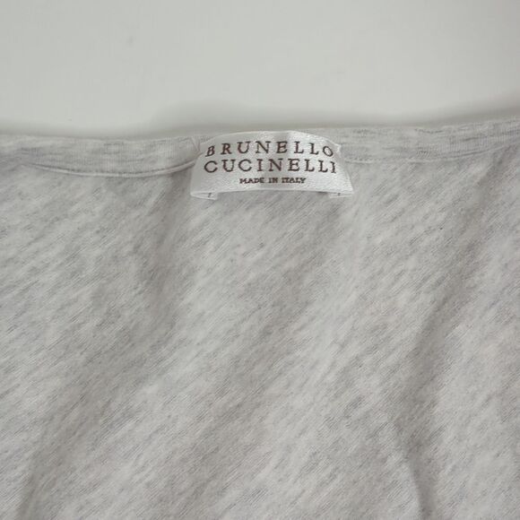 Brunello Cucinelli Monili Trim Cotton Tank NWOT - Picture 3 of 11